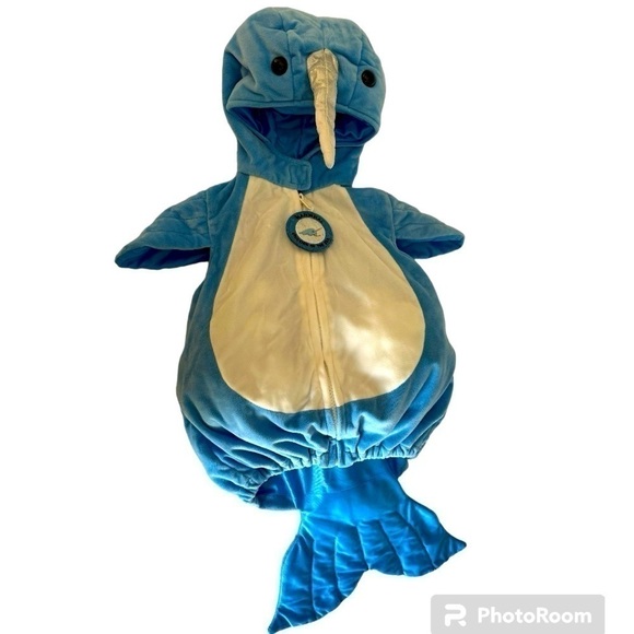 humane society international Other - 2/$20- Narwhal ‘unicorn of the sea’ baby costume size 6-9  months